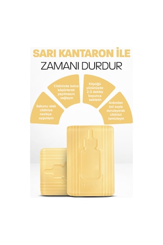Uraw Leke Karşıtı ve Ton Eşitleyici Sarı Kantaron Sabunu 100 G