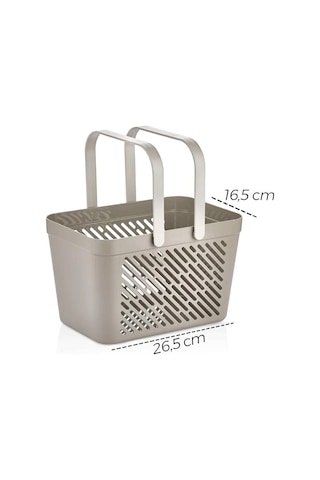 Omaş Naya Om-4421 Çok Amaçlı Sepet 16.5x26.5cm Çift Üstten Kulplu - 24'li Paket