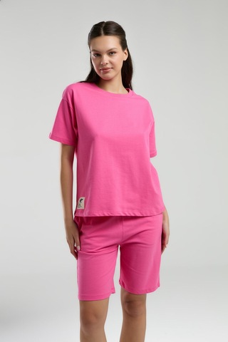 Rolypoly Kadın Pembe Şort Takım Pembe