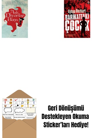 Aşk Diyorlar Buna + Barikattaki Çocuk + Okuma Sticker'ları
