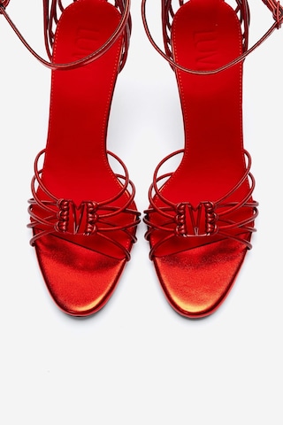 Luvishoes Arona Kırmızı Kadın Topuklu Ayakkabı