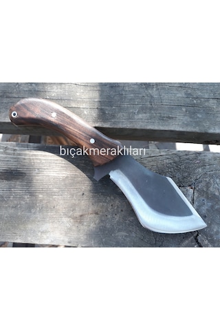 El İşçiliği Av Kamp Bıçağı 25 CM 4116 Çelik Siyah
