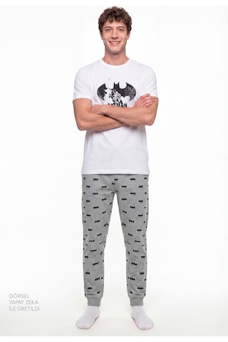 Penti Erkek Renkli Lic-Batman Pijama Takımı