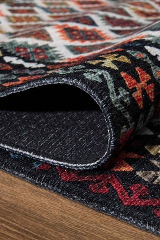 Valencıa 1505 Renkli Kaymaz Taban Yıkanabilir Modern Halı Kilim Çok Renkli