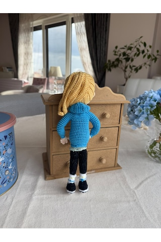 Amigurumi Insıde Out Ters Yüz Rıley Bebek 28 Cm