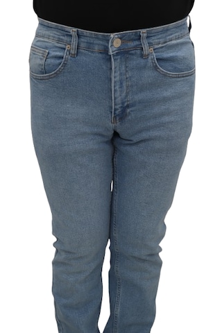 Hacker Denim Hacker Dmctekstil Erkek Y868 Buz Mavisi Yüksek Bel Normal Kesim Boru Paça Jean Pantolon