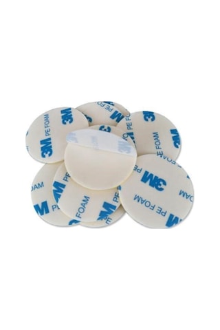 Yuvarlak Kesim Güçlü Çift Taraflı Köpük Bant 20 Mm Çap 100 adet