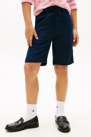 Tommy Hilfiger Keten Karışımlı Erkek Çocuk Lacivert Şort-15715