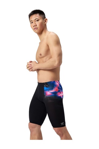 Speedo Ml Placement Printed Jammer Erkek Yüzücü Mayosu Siyah
