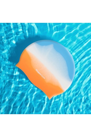 Kingpousports K9002 5'i 1 Arada Çocuk Buğu Önleyici Dalış Yüzme Gözlüğü + Yüzme Şapkası + B Kulak Tıkacı + Yüzücü Gözlüğü 52301371 Çok Renkli