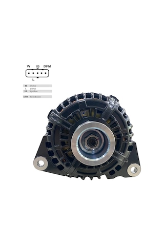 Prestolıte 24v Alternatör Dinamo 120 A Soketli 5 Fiş W-l-15-s-dfm