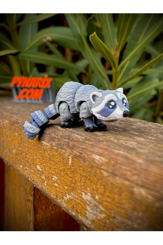 Rakun Oyuncak 3d Hareketli Yeni Nesil Organik Vip Model Orta Boy