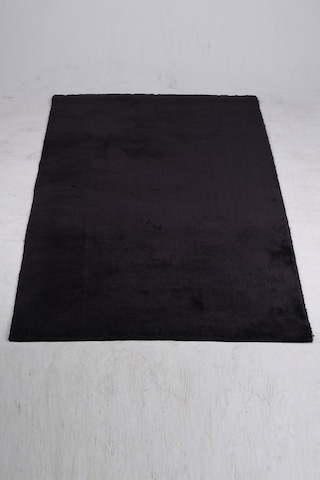 Bonny Home Elite Siyah 80x150 Cm Köşeli Peluş Banyo Paspası Siyah