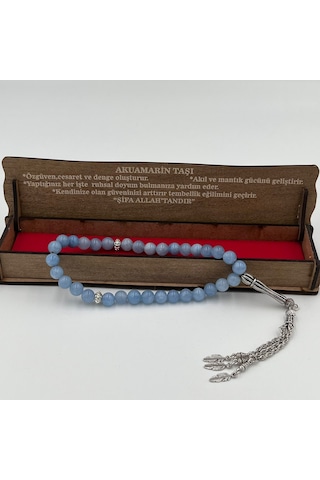 Lapis Lazuli Taşlı Erkek Tesbih Özel Ahşap Kutulu Hediyelik Tesbih Şık Erkek Hediyesi Tb24 19268436