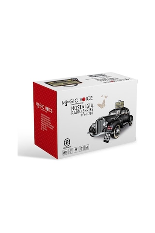 Magicvoice Mv-112bt Usb - Sd - Fm - Bluetooth Destekli Nostaljik Radyo