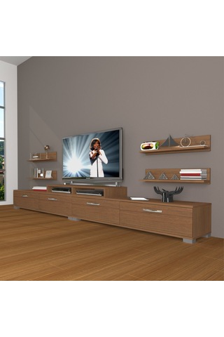 Decoraktiv Ekoflex 360r Slm Tv Ünitesi Tv Sehpası Ceviz