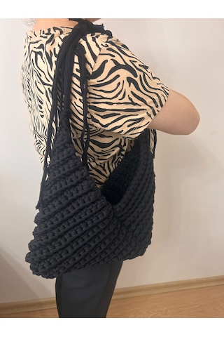 Penye Çanta 3-in 1 Çanta siyah