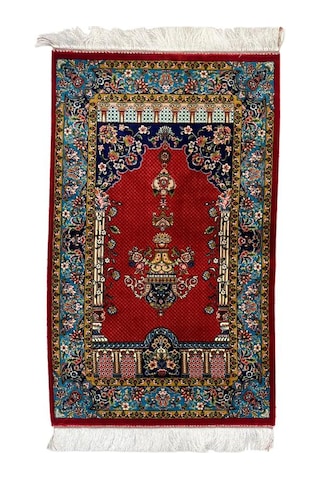 İran Makine İpek Seccade 80 120 Cm Çok Renkli