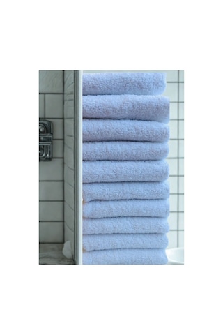 Miosse Pure 10 Adet 30x50 Cm Lüx %100 Pamuk El-yüz-misafir Havlusu Beyaz