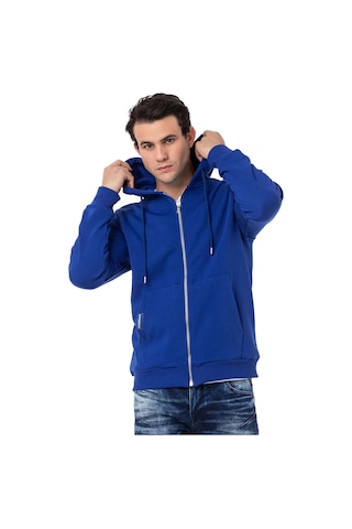 Cipo & Baxx Cl556 Erkek Basic Zip Sweatshirt 001