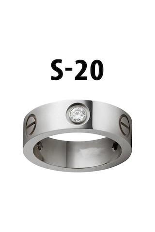 X-Lady Accessories Taşlı Yüzük Silver Renk 20  Numara Çok Renkli