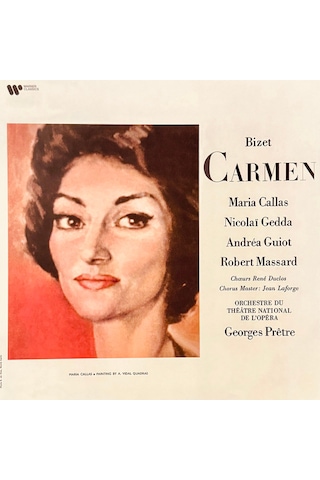 Maria Callas Orchestre Du Theatre National De L'opera De Paris Georges Pretre - Bizet Carmen 3 Lp Plak