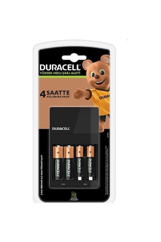 Duracell Cef 14 Şarj Cihazı Ve 4 Adet 1300 Mah Aa Şarj Edilebilir Pil Ve 4 Adet 750 Mah Aaa Şarj Edilebilir Pil