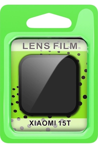 Mi 15t Raze Metal Kamera Lens - Siyah