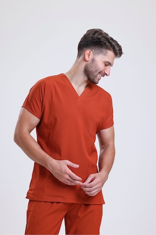 Likralı Üniforma Unisex Kiremit