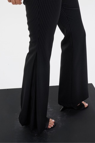 Rebellion Venüs Wool Pants Siyah Beyaz Çizgili