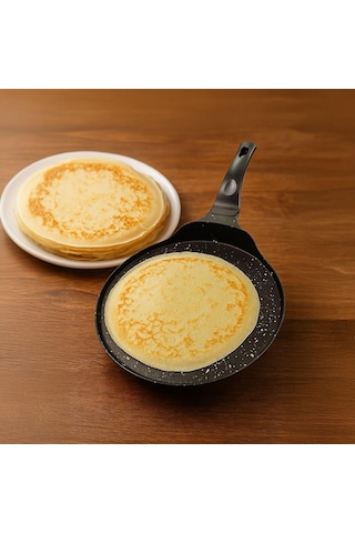 Deconox Granit Kaplama Krep Tavası 26 Cm Yapışmaz Yüzeyli İdeal Krep, Pankek Ve Omlet Tavası Sku: Smg8690010524461