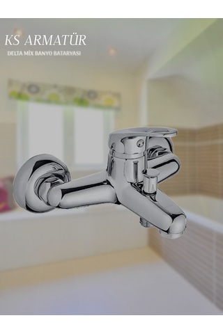 Kevser Delta Mix Banyo Batarya krom