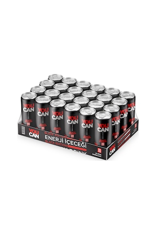 You Can Black Edition Enerji İçeceği 250 ml 24'lü