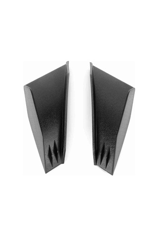 Yaleker Motosiklet Kanat Profili Çift Siyah - Abs Malzeme Dayanıklı Evrensel Uyumlu Spor Tasarım Siyah