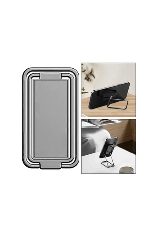 Trendooze Homyl Telefon Zil Tutucu 360 Parmak Yüzük Siyah, Unik Tasarım