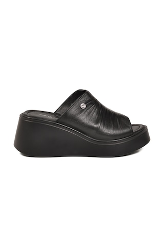 Pierre Cardin Pc-54610 Z Siyah Kadın Topuklu Terlik