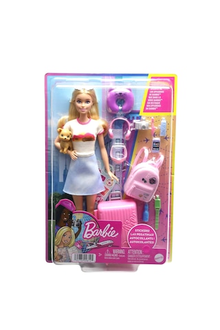 Barbie Seyahatte Bebeği Ve Aksesuarları