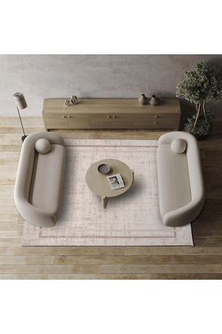 Dolce Vita Halı Opera 8509 Silk Modern Salon Halısı Bej