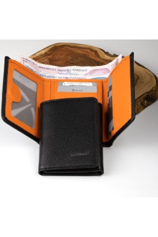 Grande 1414 Hakiki Deri Mıknatıslı Isme Özel Erkek Cüzdan