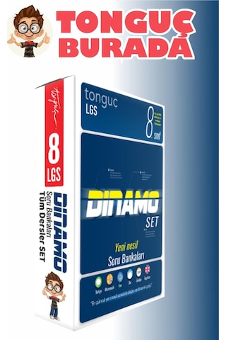 Tonguç Akademi 8. Sınıf Dinamo Tüm Dersler Soru Bankası Set