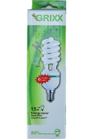 Grixx 15W 220-240V 765Lm 2700K E14 Spiral Tasarruflu Ampul 4 Adet