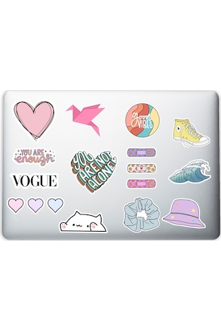 Love Dekoratif Laptop Notebook Tablet Telefon Sticker Set 03