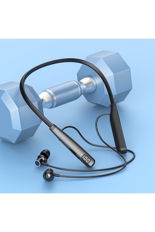 Maiyame Y10 Kablosuz Bluetooth Kulaklık Boyun Askılı Boyun Manyetik Emme Spor