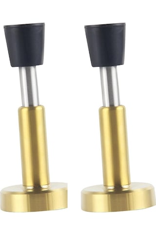 Geeroyoo "2'li Yapışkan Kapı Durdurucu - Paslanmaz Çelik Hidrolik Şok Emici, 4 Inç"