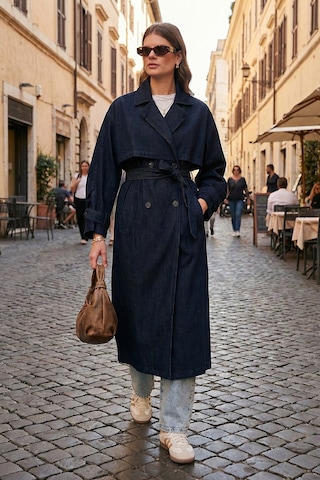 Lela Bayan Trençkot 6830094 Lacivert Lacivert