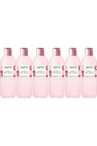 Agarta Doğal Gül Suyu 400ml 6 Lı Set