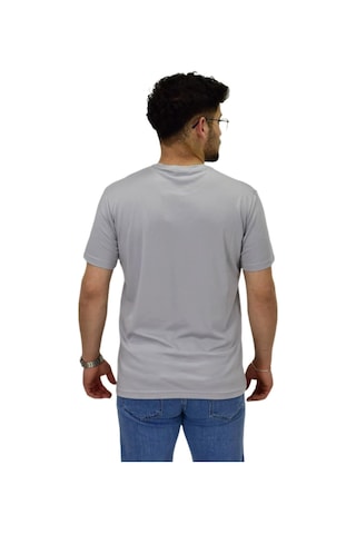 Raymons Erkek Sıfıryaka Düz Merserize Tişört T6034 Bgl-st04527 gri Gri