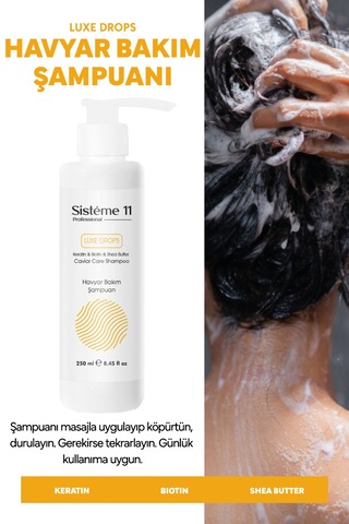 Sisteme 11 Havyar Saç Bakım Şampuan 250 Ml İşlem Görmüş