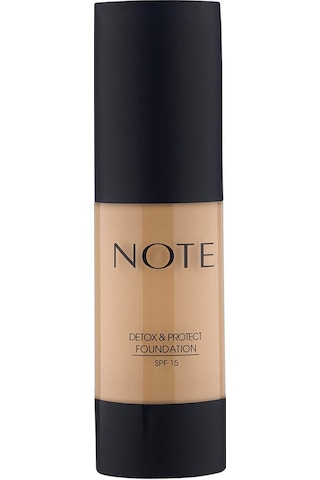 Note Cosmetics Detox & Protect 03 Medium Beige Canlandırıcı Etkili SPF15 Kapatıcı Fondöten