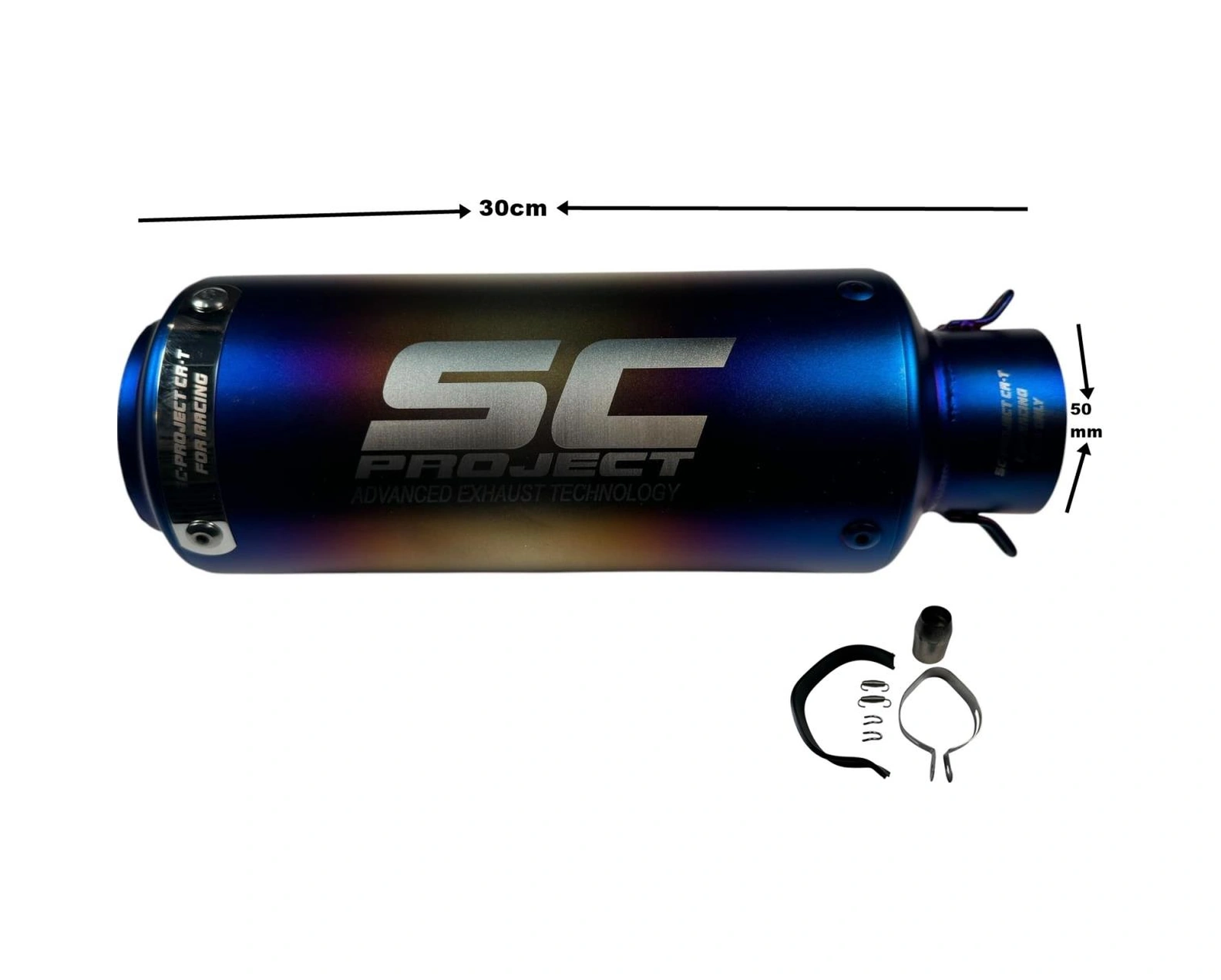 Sc Project Egsoz Gümüş Mavi Susturucusuz